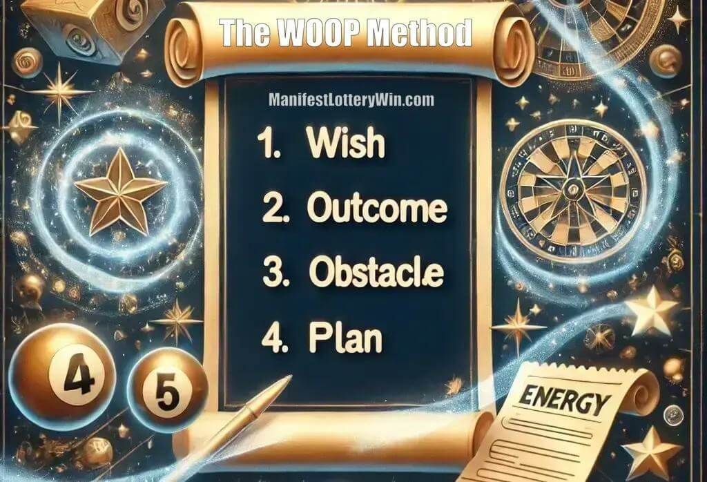 WOOP Method for manifesting lottery wins